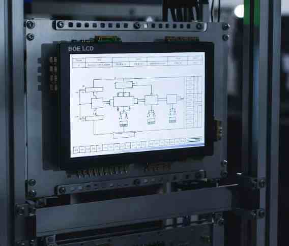 LCD京東方工業(yè)液晶屏在工控機上的集成方案
